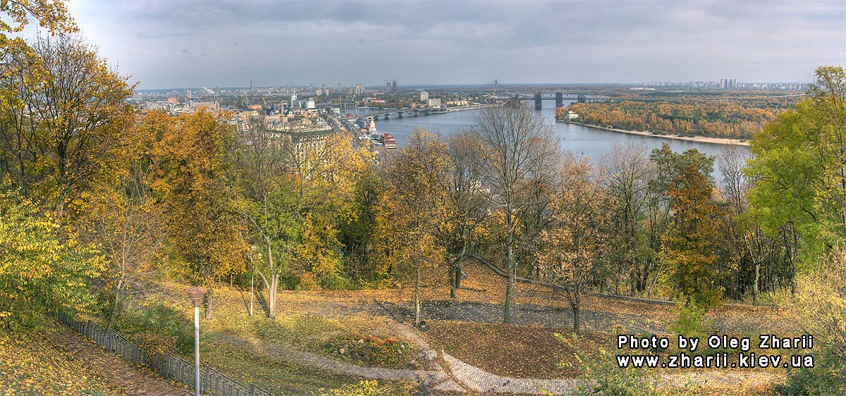 Киев, вид на Днепр