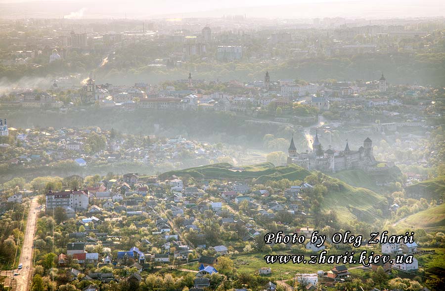 Каменец-Подольский, вид на Старый город и Старую крепость