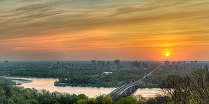 [ru]Киев, рассвет над Днепром[en]Kyiv, Sunrise on Dnieper