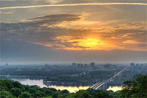 [ru]Киев, рассвет на Днепре[en]Kyiv, Sunrise on Dnieper