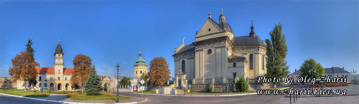 Lviv Region, Zhovkva, Town Hall, St. Lawrence Roman Catholic Church