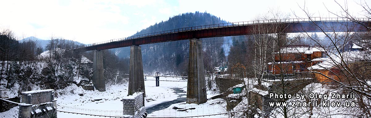 Яремче, мост через реку Прут