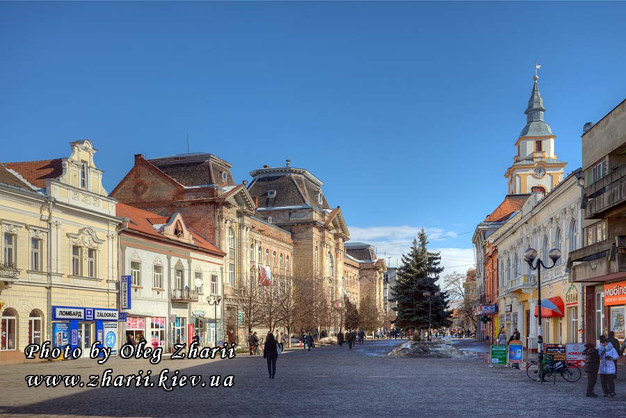 Beregovo, Town Center