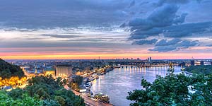 [ru]Киев, закат на Днепре[en]Kyiv, Sunset on Dnieper